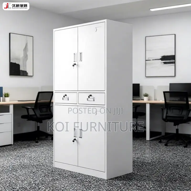 Office Cabinet; Four Doors Steel Office Goods Lockable Storage