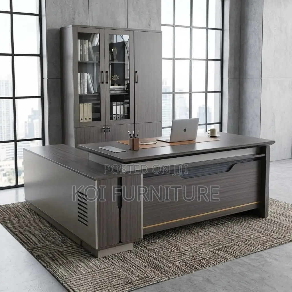 Office Desk; Executive 1.8 Meters L Shaped Office Modern Urban Desk