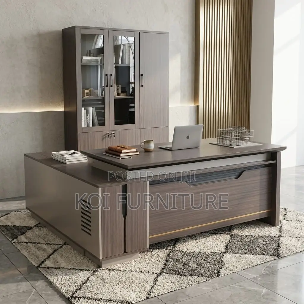 Office Desk; Executive 1.8 Meters L Shaped Office Modern Urban Desk