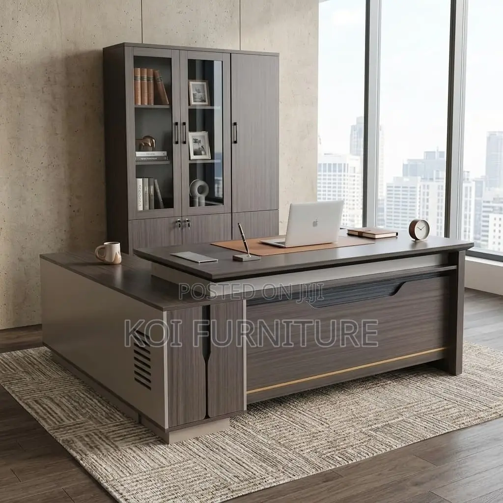 Office Desk; Executive 1.8 Meters L Shaped Office Modern Urban Desk