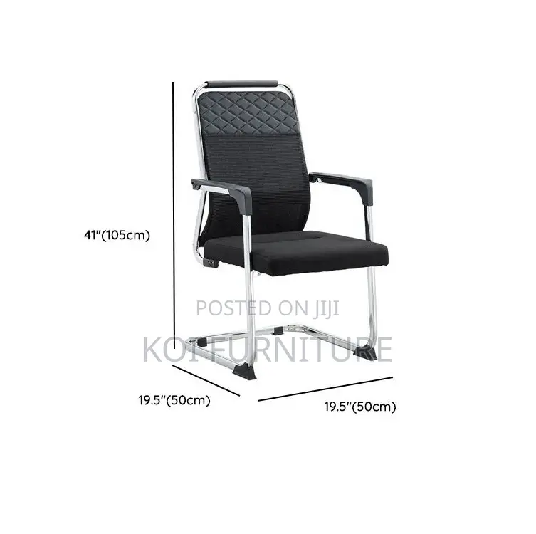 Office Chairs; Black High Backrest Executive Modern Office Visits Seat