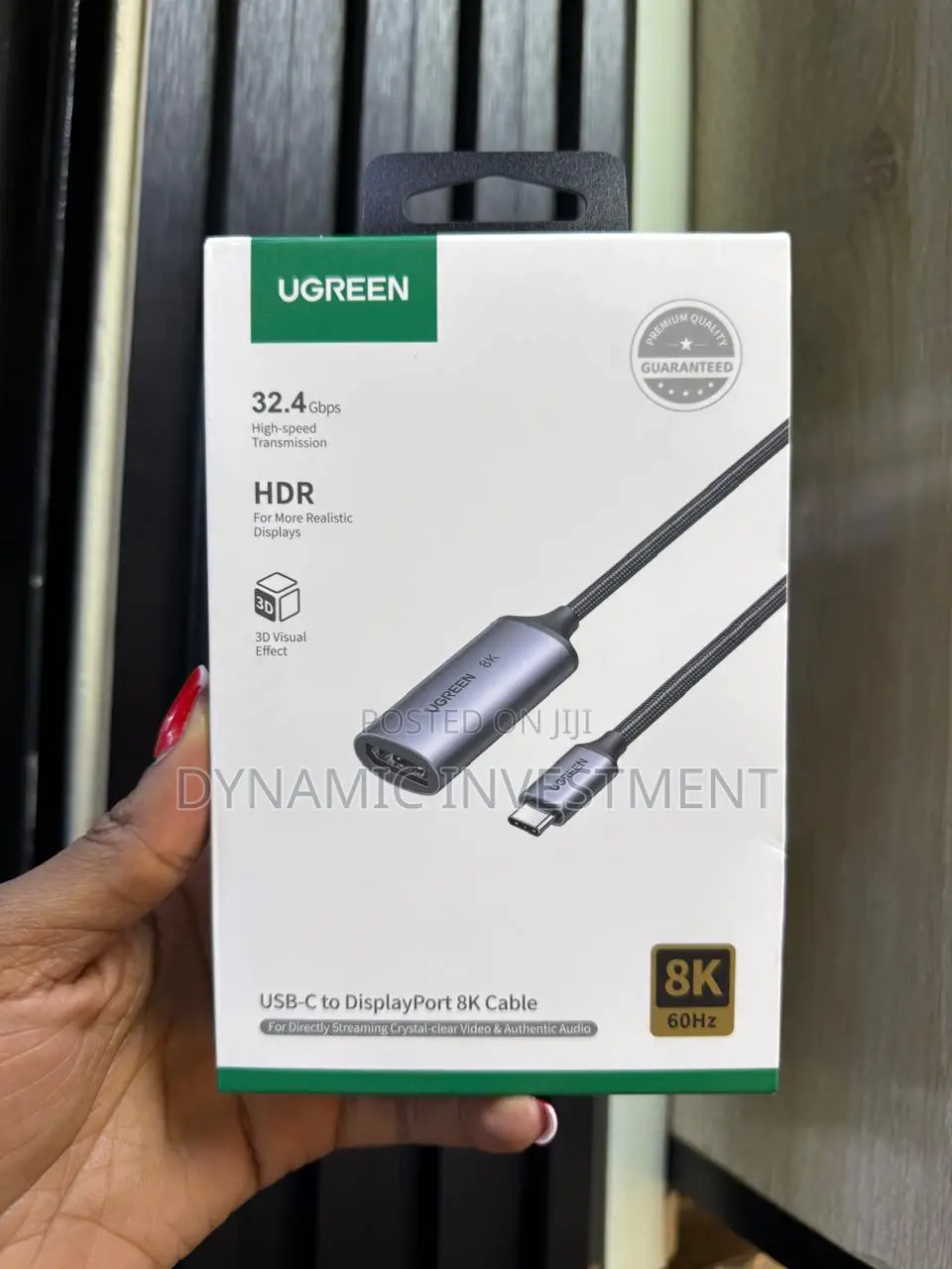 Ugreen CM654 USB-C to DisplayPort 1.4 Adapter Cable USB-C Devices