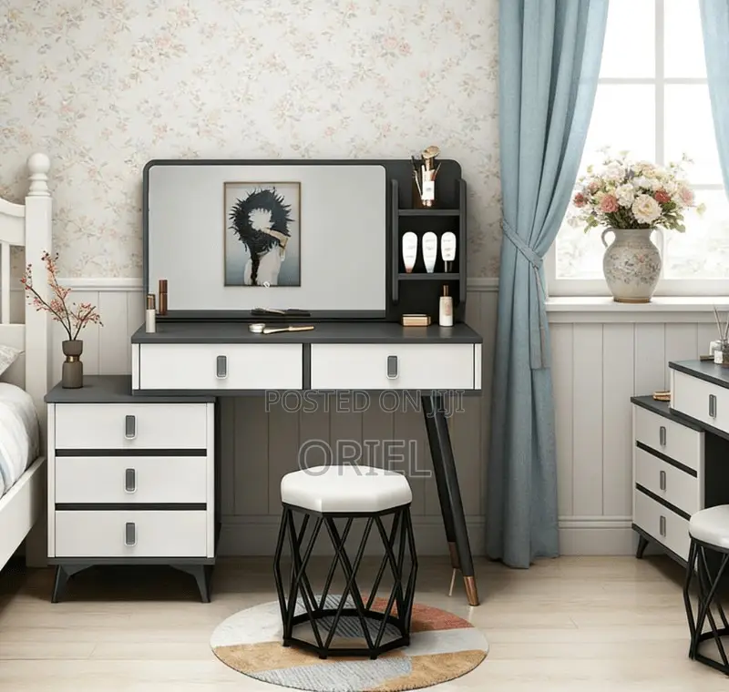 Modern Dressing Table : Modern LED Lighted Dressing Table