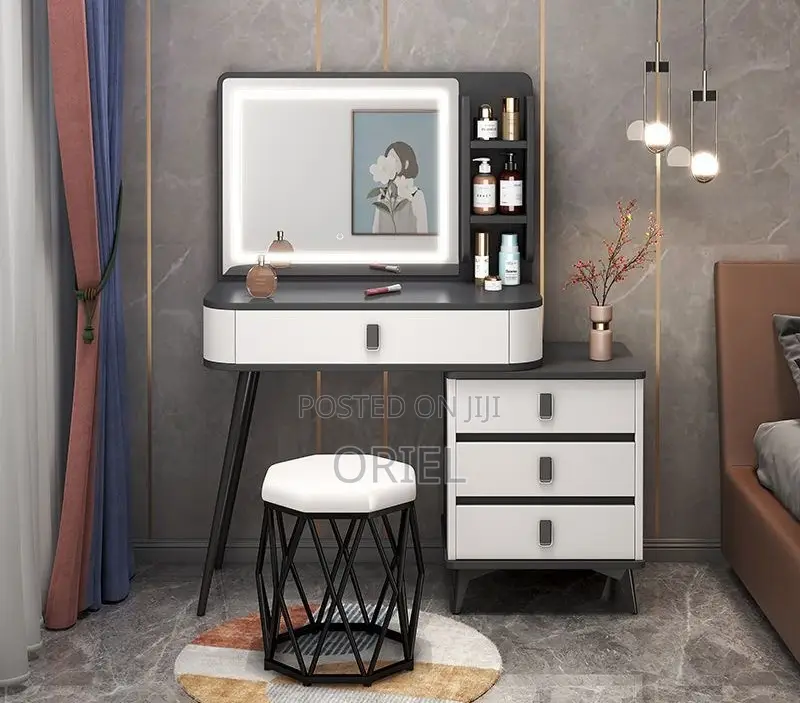 Modern Dressing Table : Modern LED Lighted Dressing Table