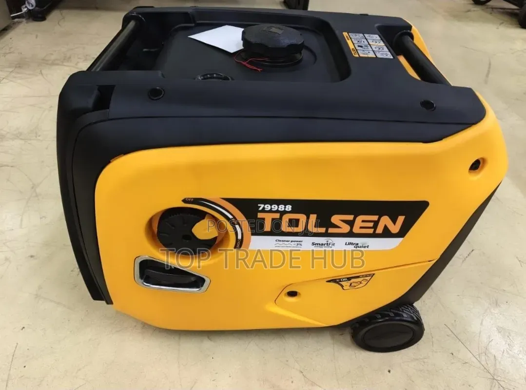 Tolsen Ultra Quiet/Silent Petrol Inverter Generator – 4000W (4kW)
