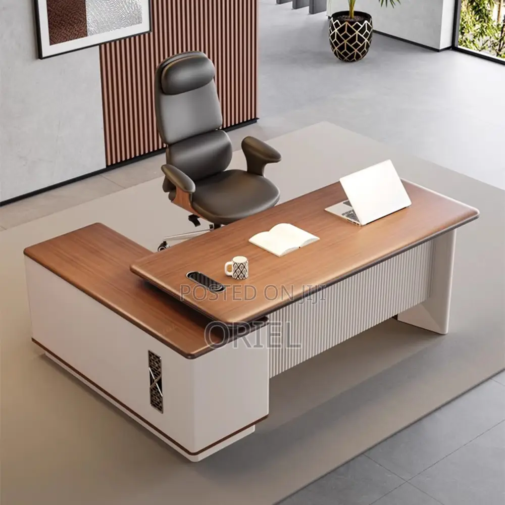 Office Desk : 1.6 Metres Executive L-Shaped Office Table