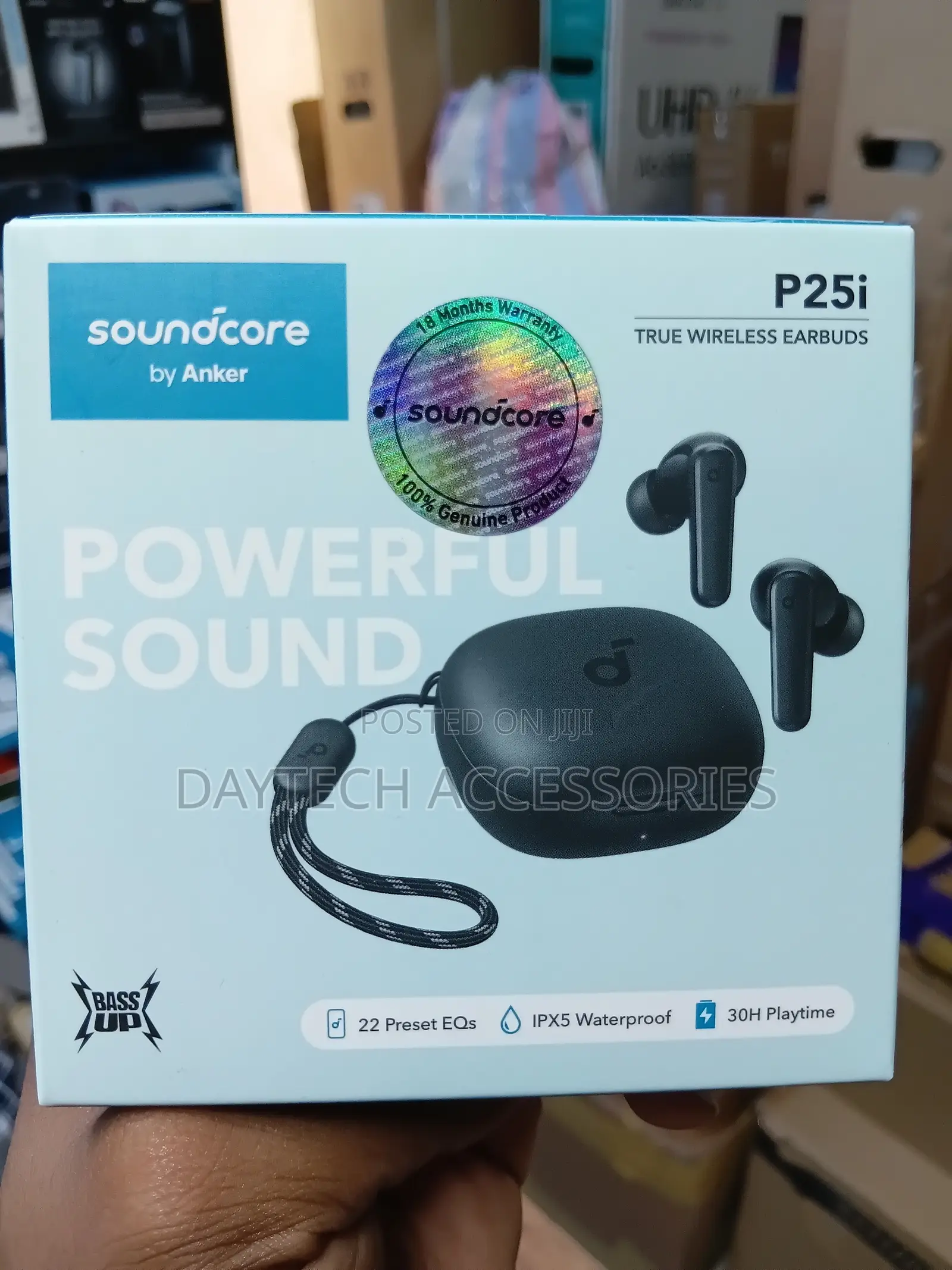 The Anker Soundcore P25i True Wireless Earbuds.