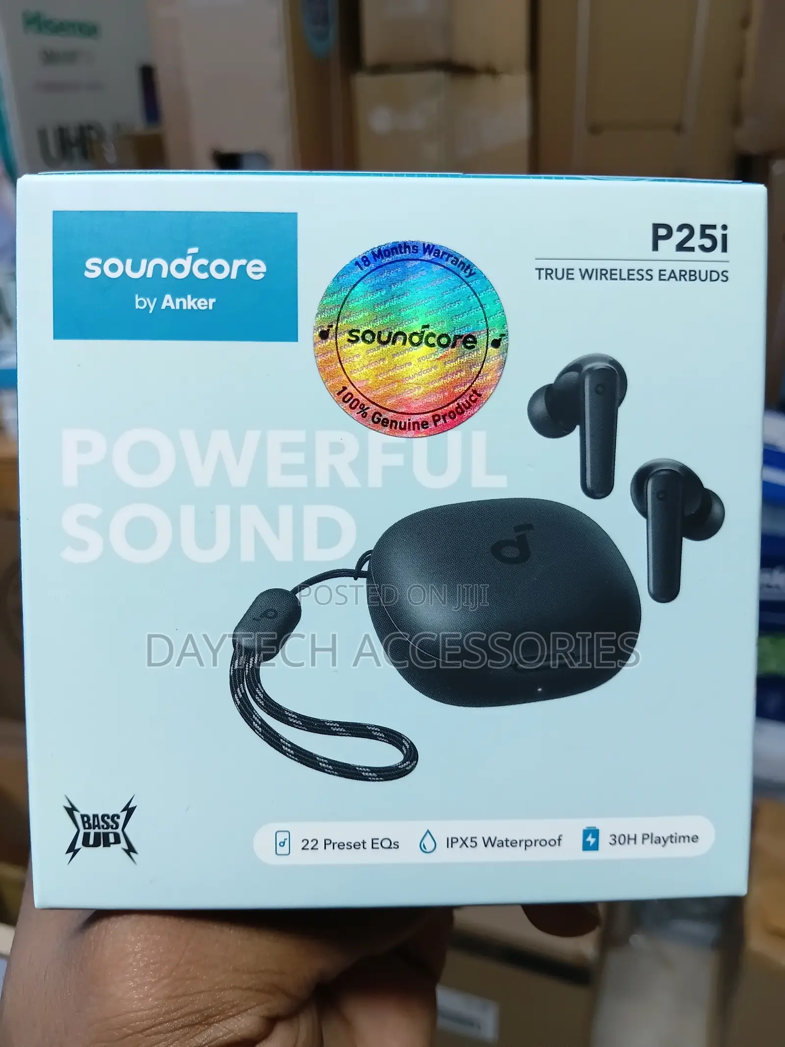 The Anker Soundcore P25i True Wireless Earbuds.