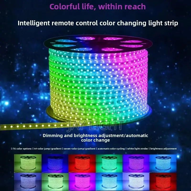 LED Outdoor Light Bar With Remote Control RGB Gradient for Lighting