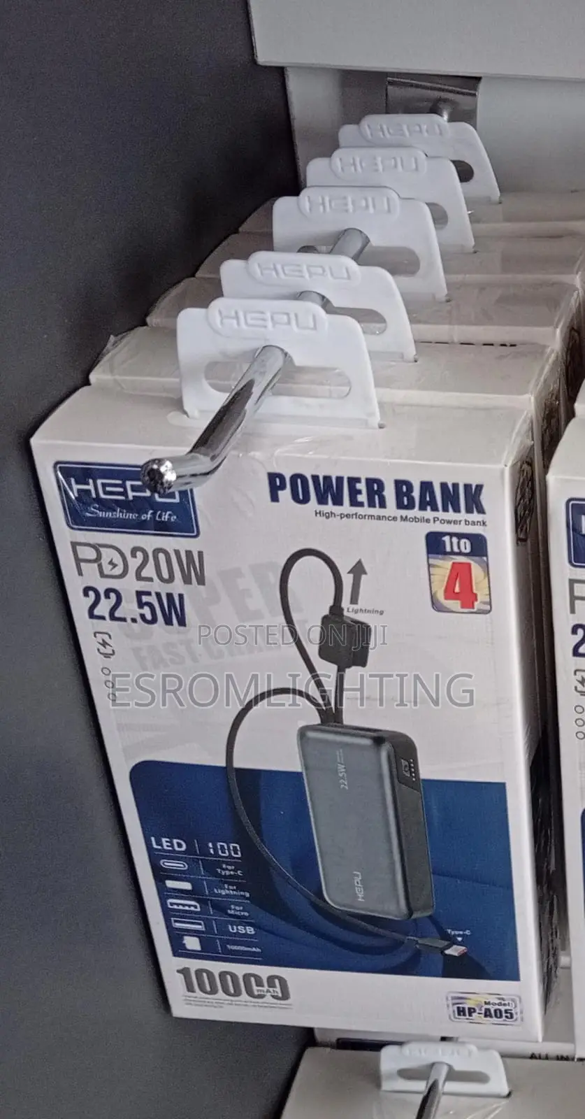 Hepu HP-A05 10000mah Power Bank – Only Kes 2,400!