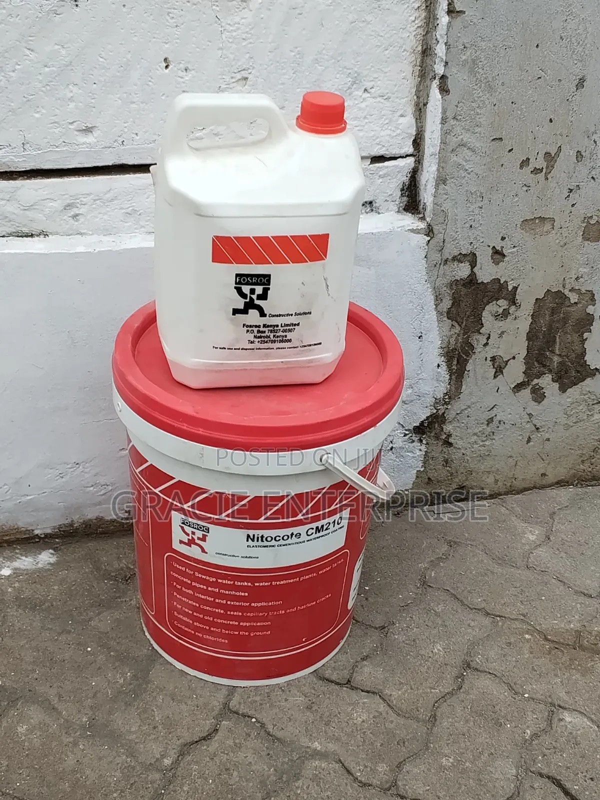 Waterproofing Chemical, Fosroc Nitocote Cm210, Coverage 120sqm