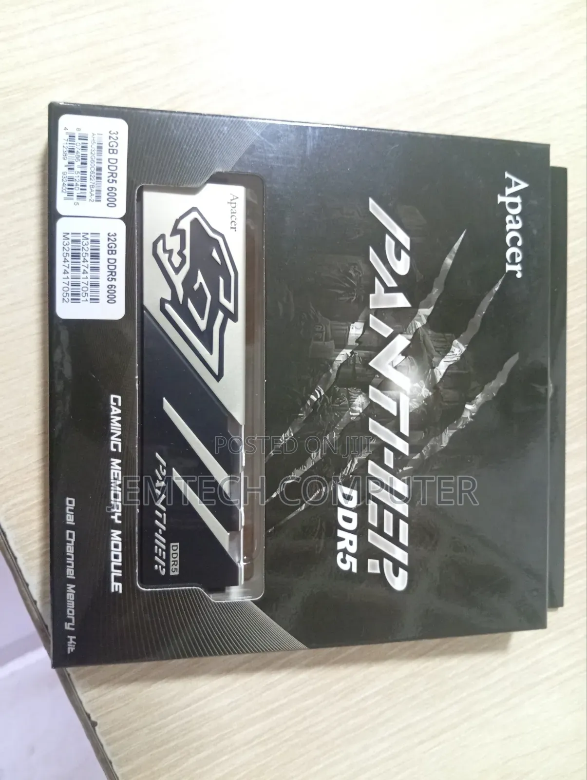 Apacer Panther DDR5 32gb (16gbx2) Gaming Memory Kit