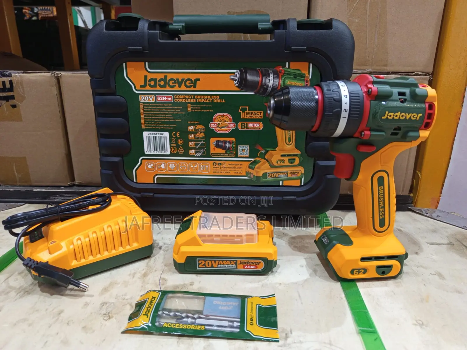Compact Brushless Cordless Impact Drill