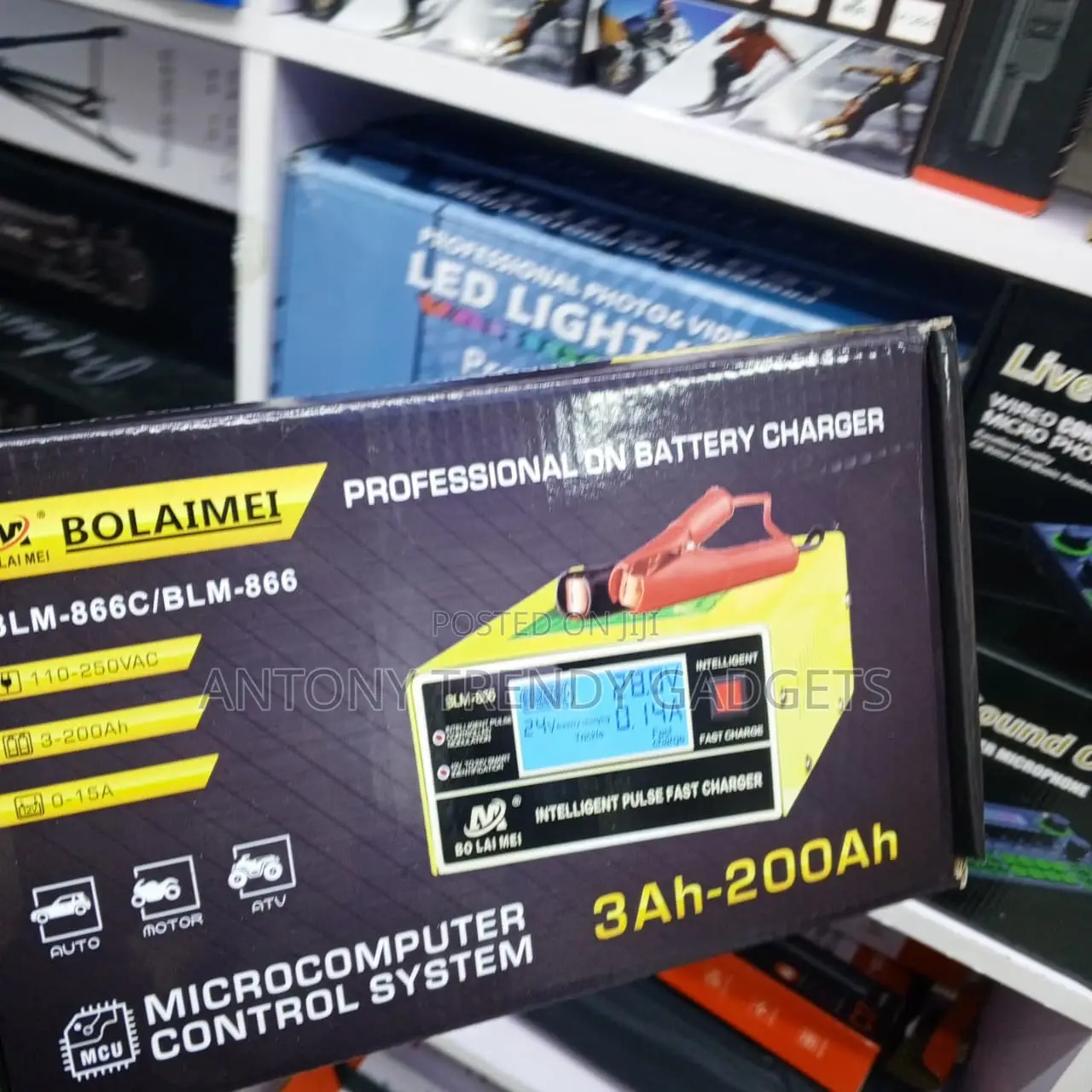 Bolaimei Automatic Battery Charger With Pulse Repair Function