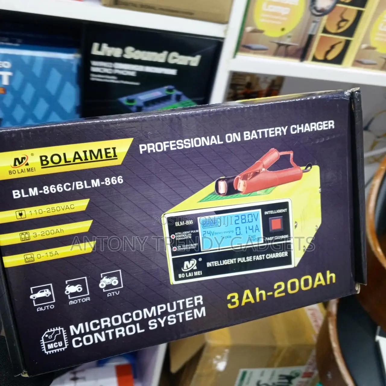Bolaimei Automatic Battery Charger With Pulse Repair Function