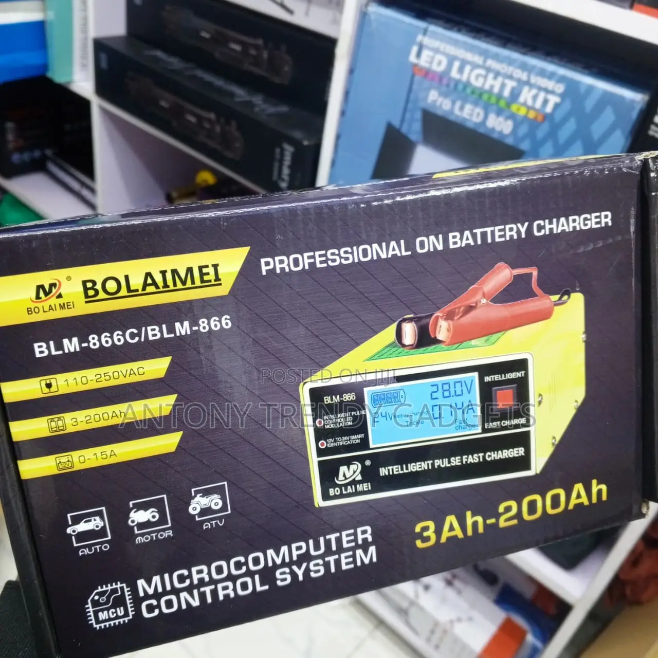 Bolaimei Automatic Battery Charger With Pulse Repair Function