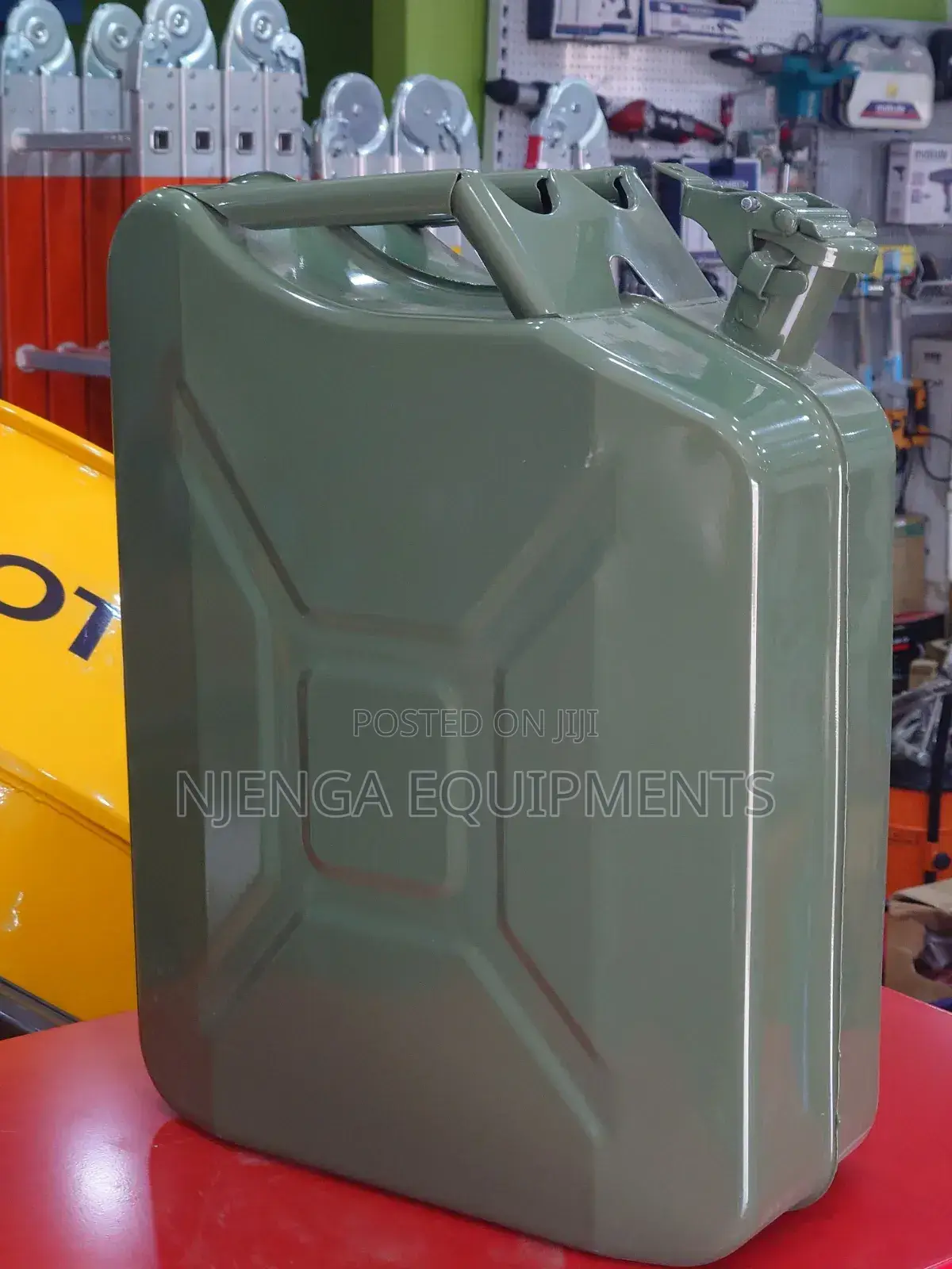 Heavy-Duty Metalic 20ltrs Fuel Jerricans