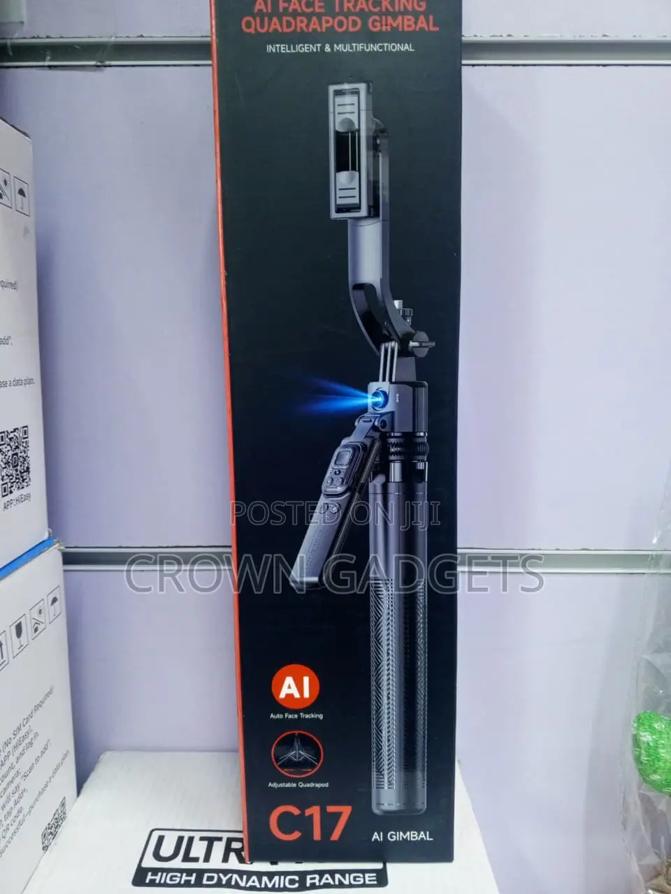 C17 Smart Auto Face Tracking Tripod With Bluetooth Remote