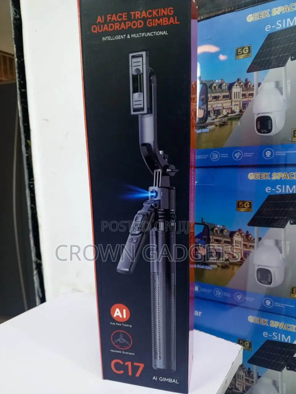 C17 AI Phone Holder for Vlogging Live Streaming TikTok