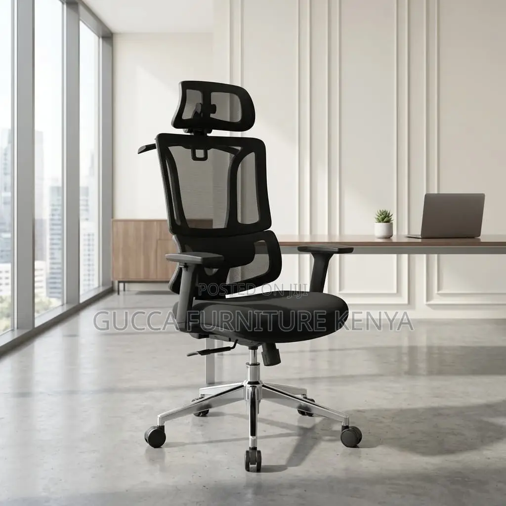 Orthopedic High Back Boss Desk Seat.