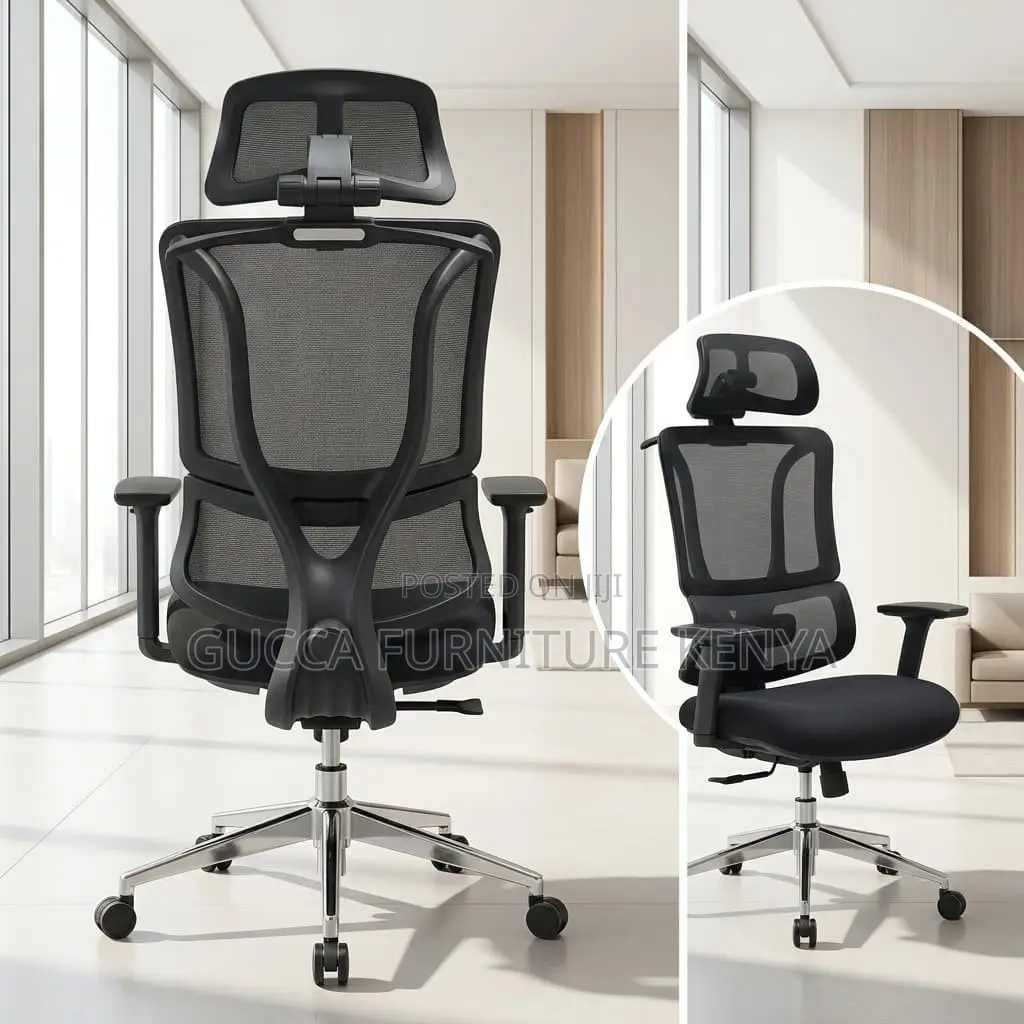 Orthopedic High Back Boss Desk Seat.
