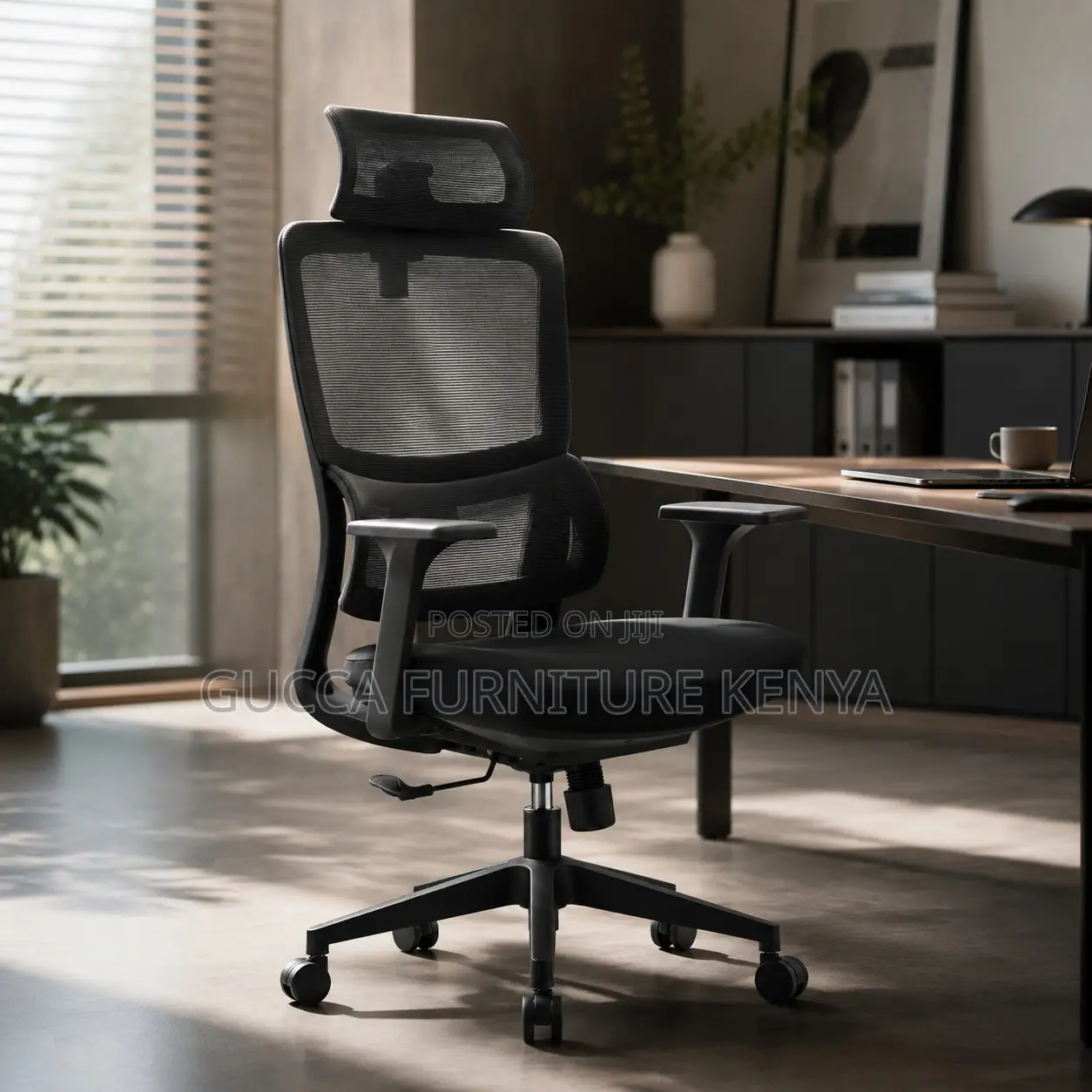 Orthopedic High Back Boss Desk Seat.