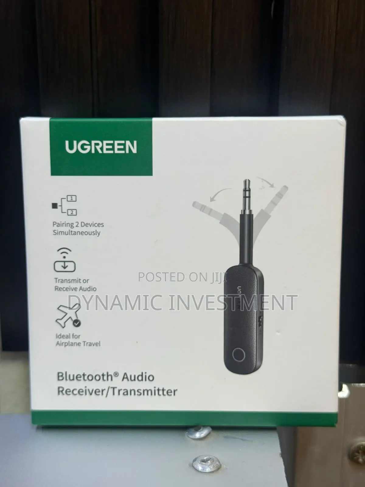 UGREEN Bluetooth 5.3 Transmitter Receiver 2 in 1 Aux Adapter