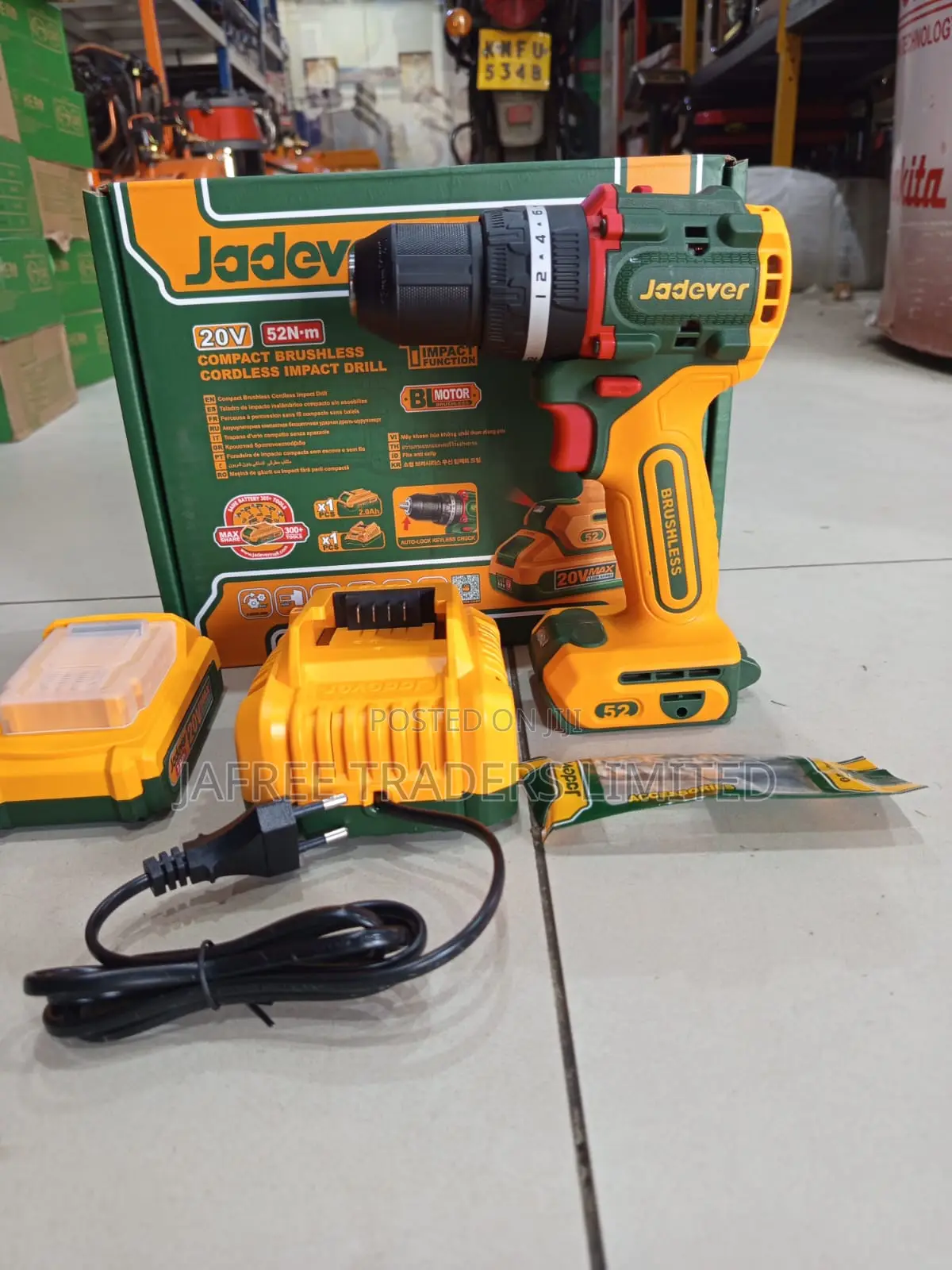 Compact Brushless Cordless Impact Drill