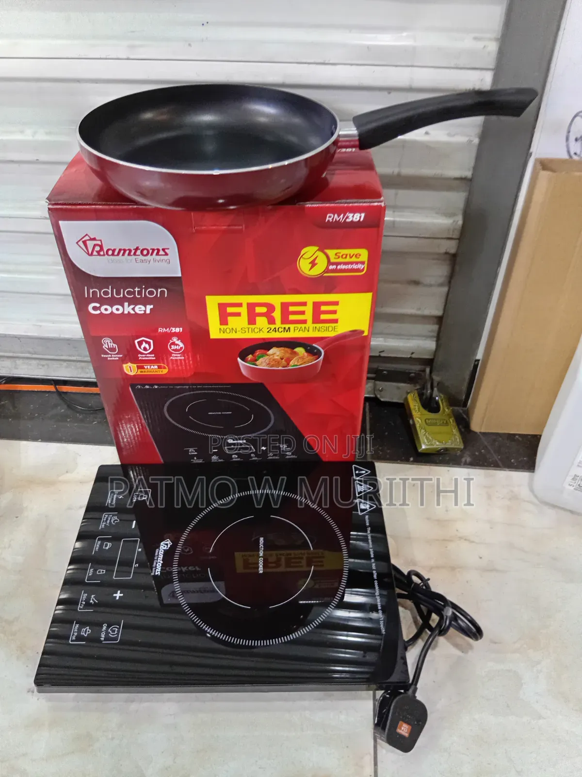 Induction Cooker With Free Nonstick Pan 24 Cm