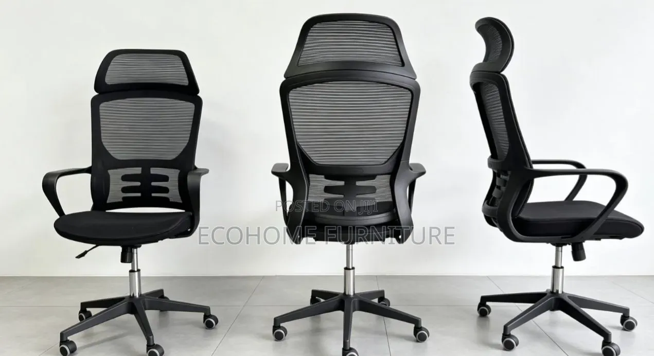 Executive Ergonomic High Back Mesh Office Chair With Headrest