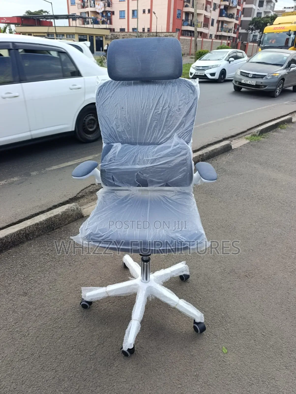 Ergonomic Gray Office Chair