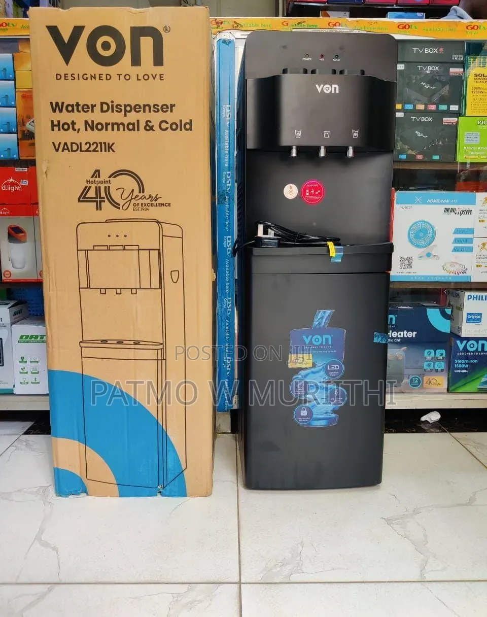 Dispenser *Von VADL2211K Water Dispenser Electric - Black