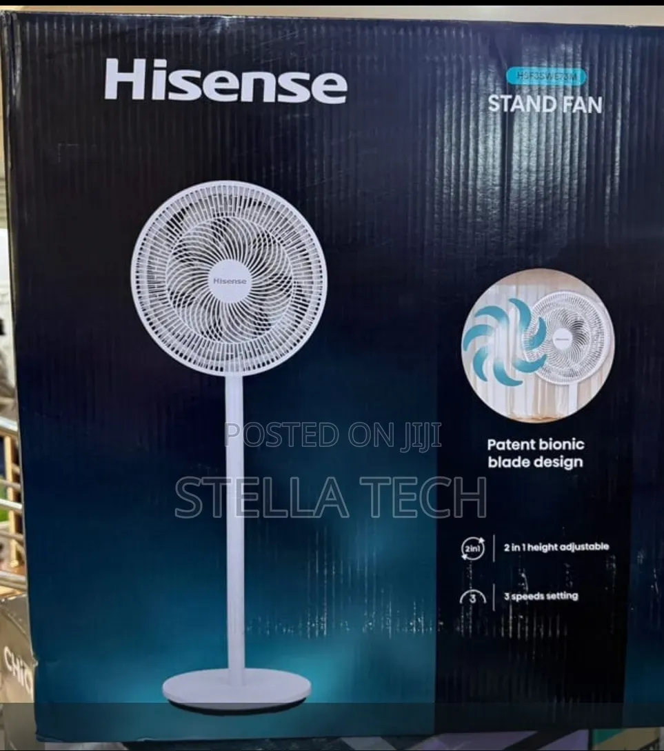 16 Inches Hisense Standing Fan With Fan Power Saving 65%
