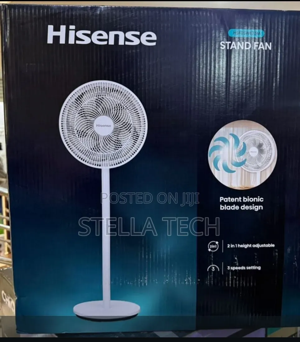 16 Inches Hisense Standing Fan With Fan Power Saving 65%