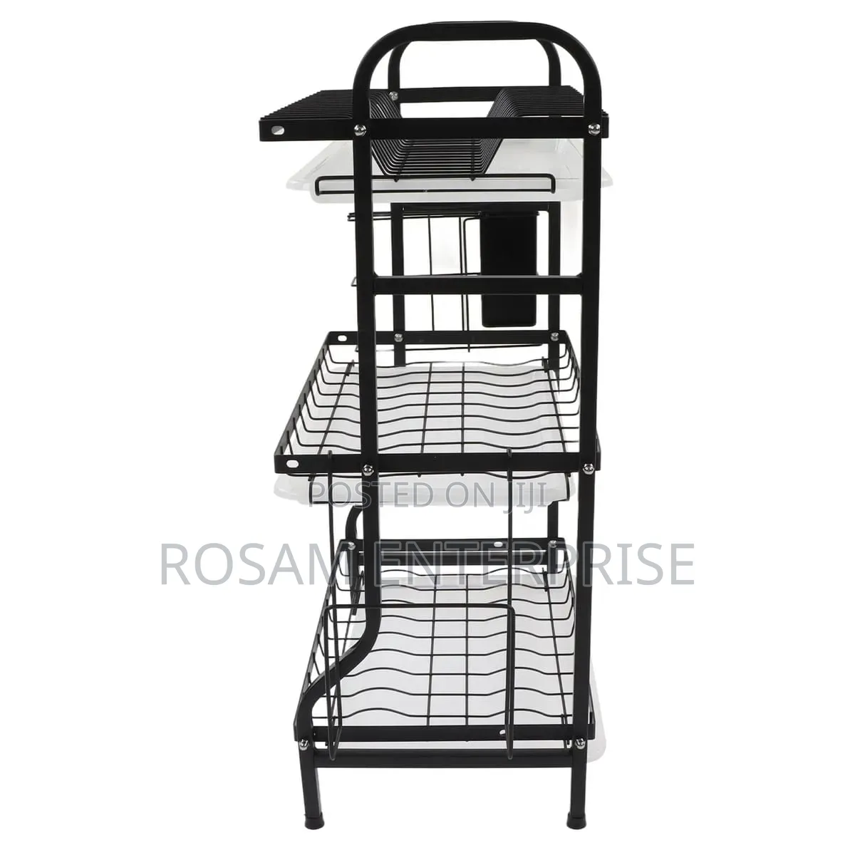 3 Tier Carbon Dish Rack