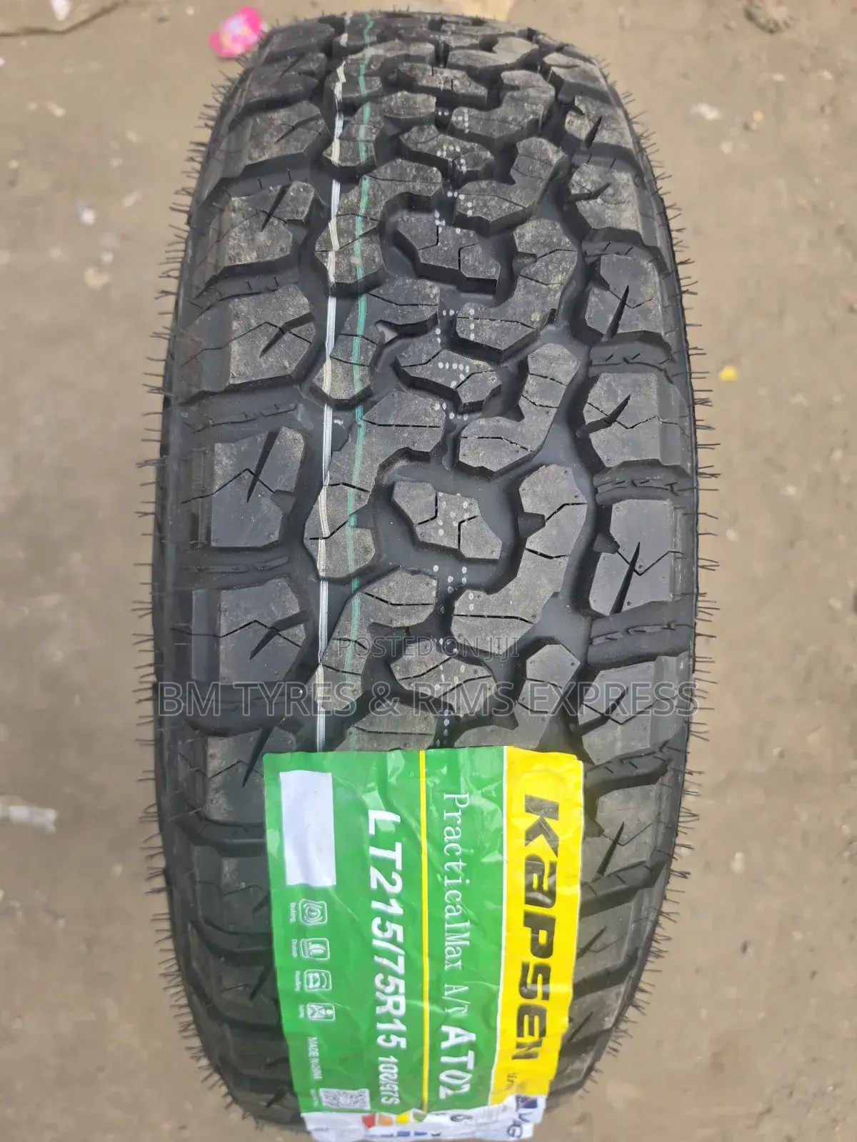 215 /75 R15 Kapsen Tires (All Terrain)