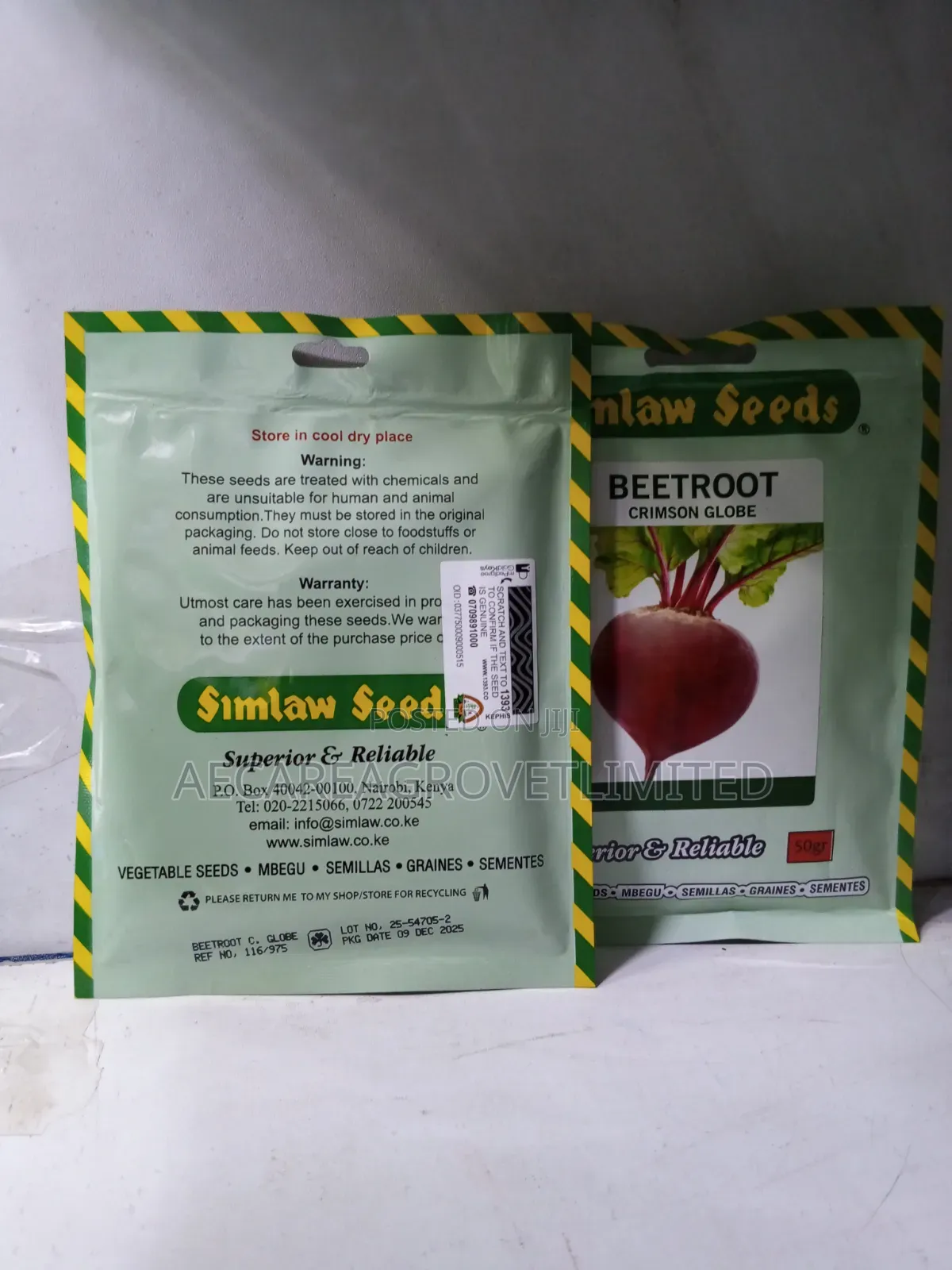 Beetroot Seeds Crimson Globe 25g, 50g