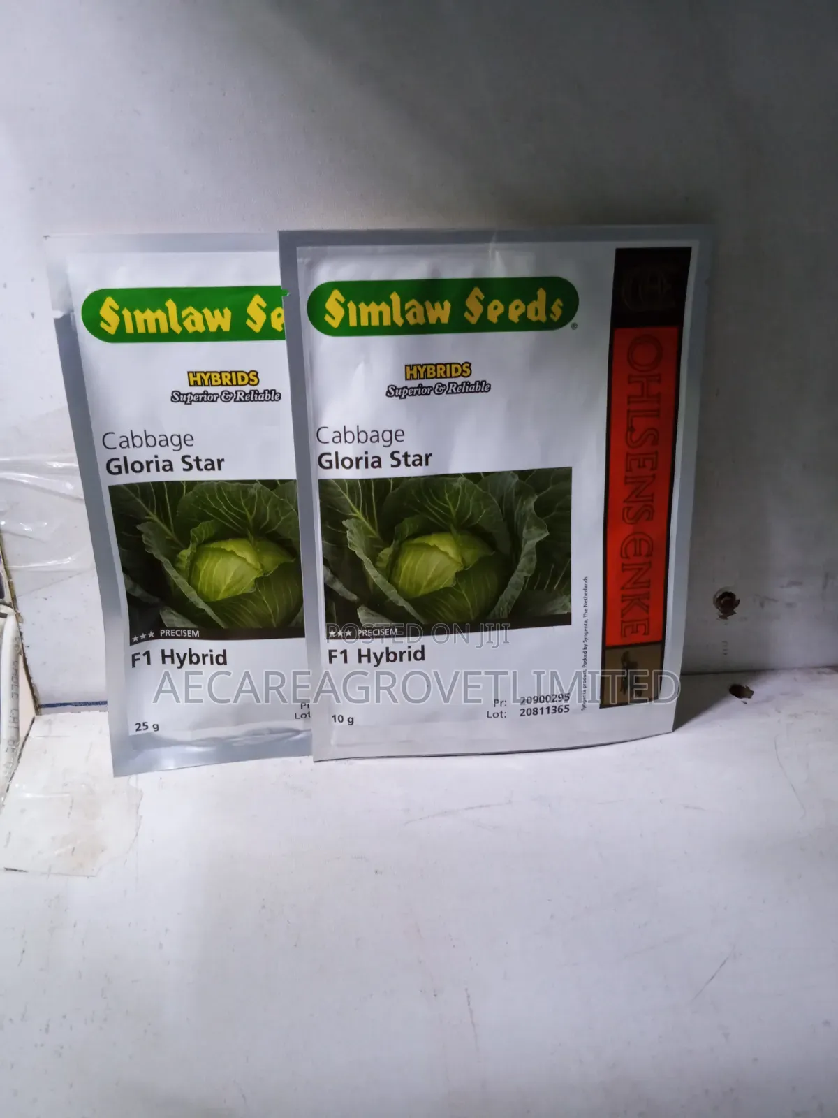Cabbage Gloria Star F1 Hybrid Seeds 10g, 25g