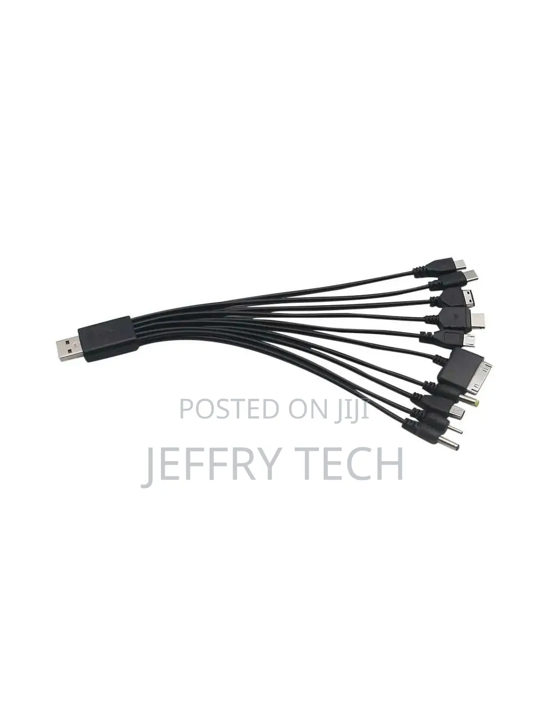 Universal 10 in 1 Multi USB Charger Cable Adapter for Mobile Phone PSP