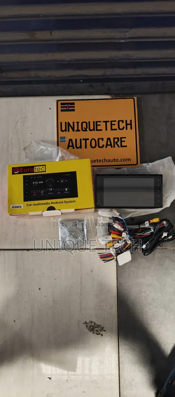 Eurotec 8 Inch Android Radio 2GB 32GB Car Audio System