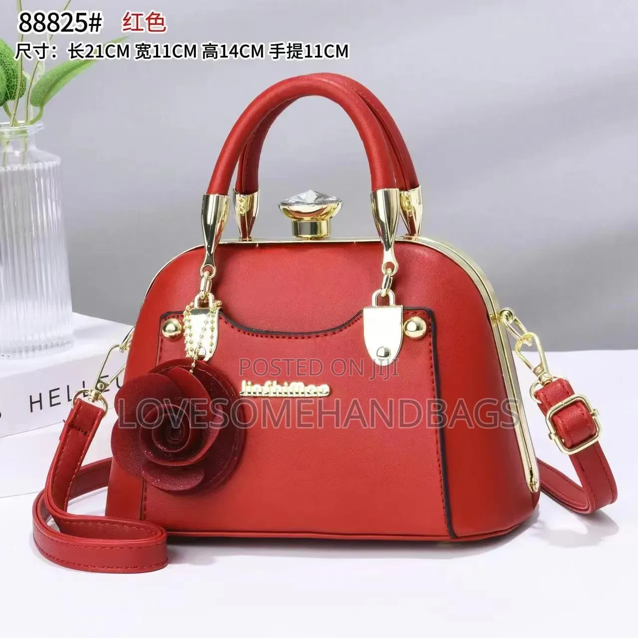 Elegant Red Handbag