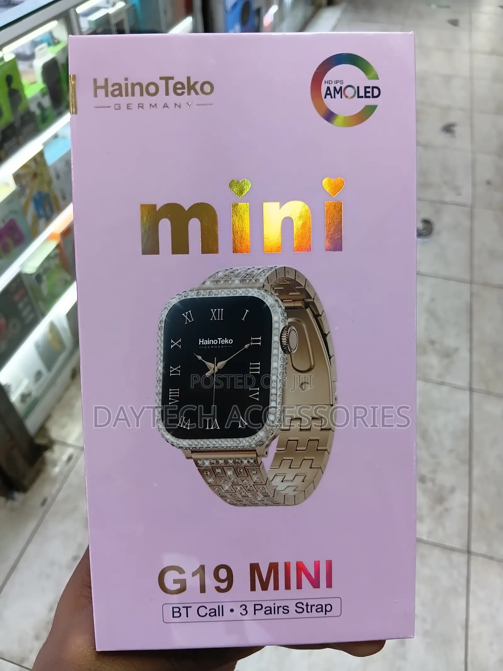 The Hainoteko G19 Mini Ladies' Smartwatch Featuring an AMOLED Display