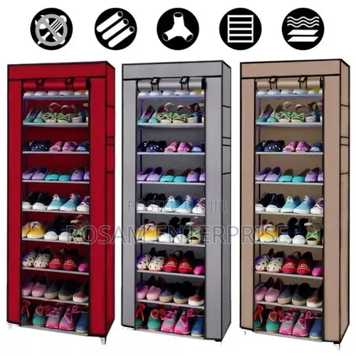 Singler Column Zipper Shoe Cabinet