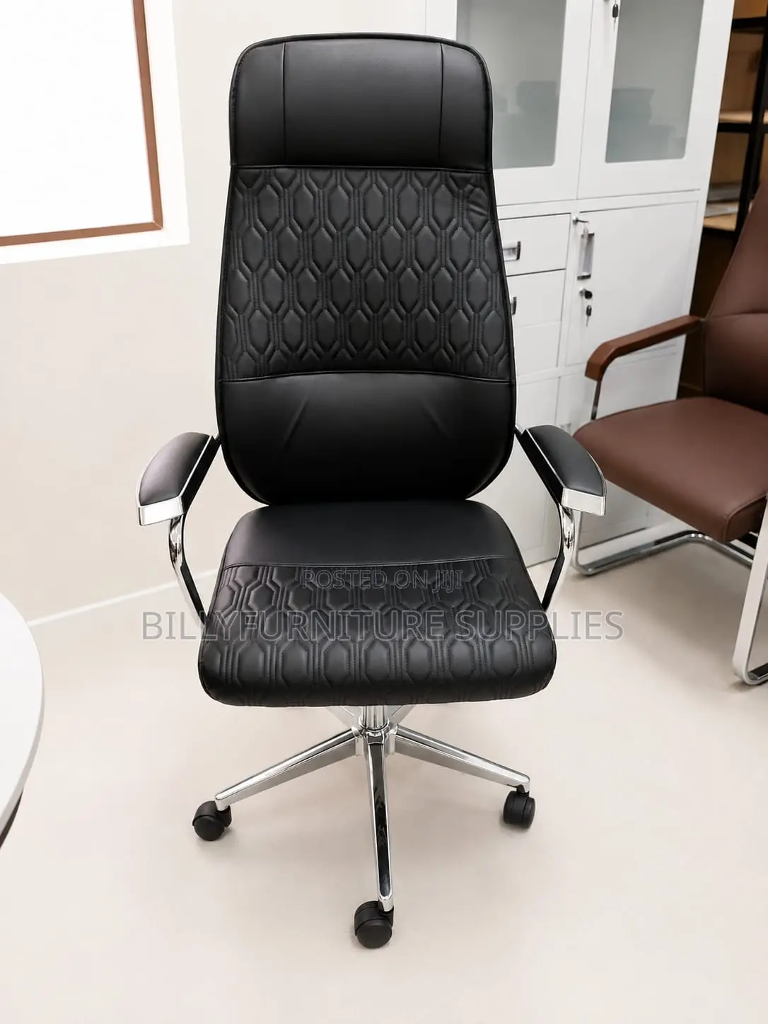 Premium Executive Office Chair Nairobi – High Back Leather Chair