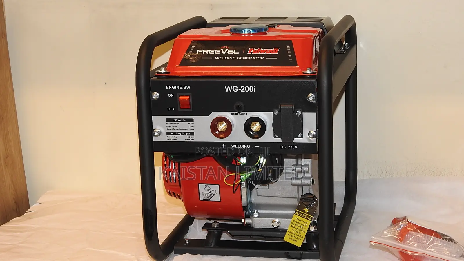 FREEVEL WG200 120A Portable Welding Generator – Petrol Powered