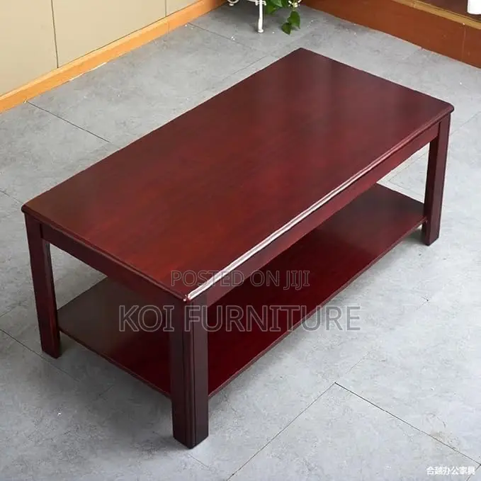 Office Table : 1.2M Mahogany Executive Coffee Table