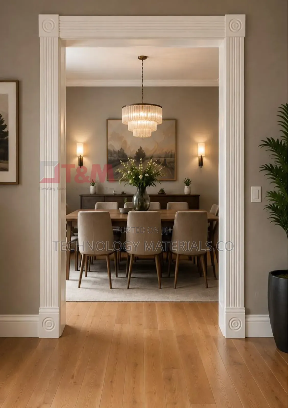 Premium Polyurethane Door Frame | Termite-Proof Long-Lasting