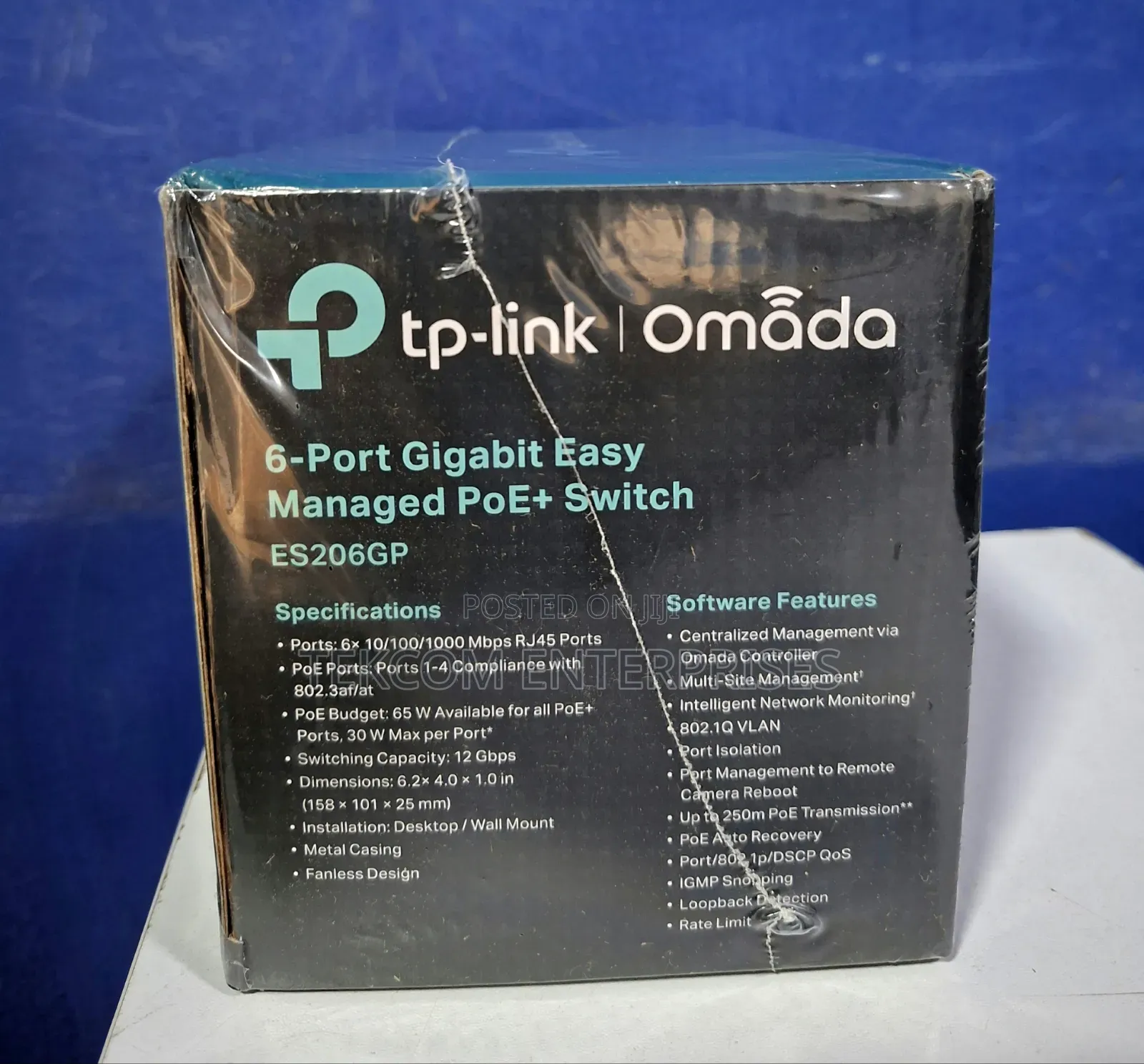 TP-Link TL-ES206GP Omada 6-Port Gigabit Managed Switch(4-Port PoE+)