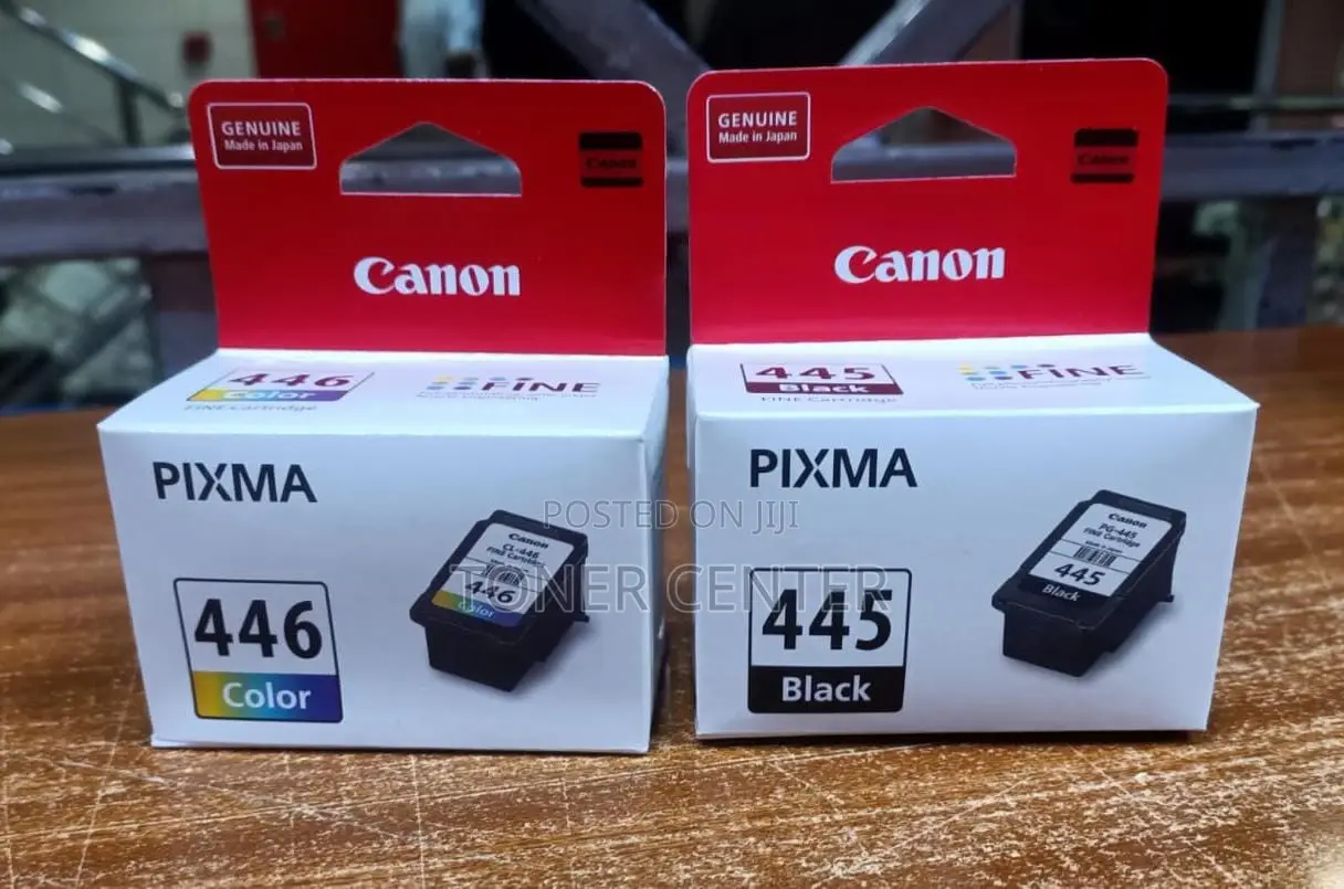Canon PG-445 Black CL-446 Color Ink Cartridges