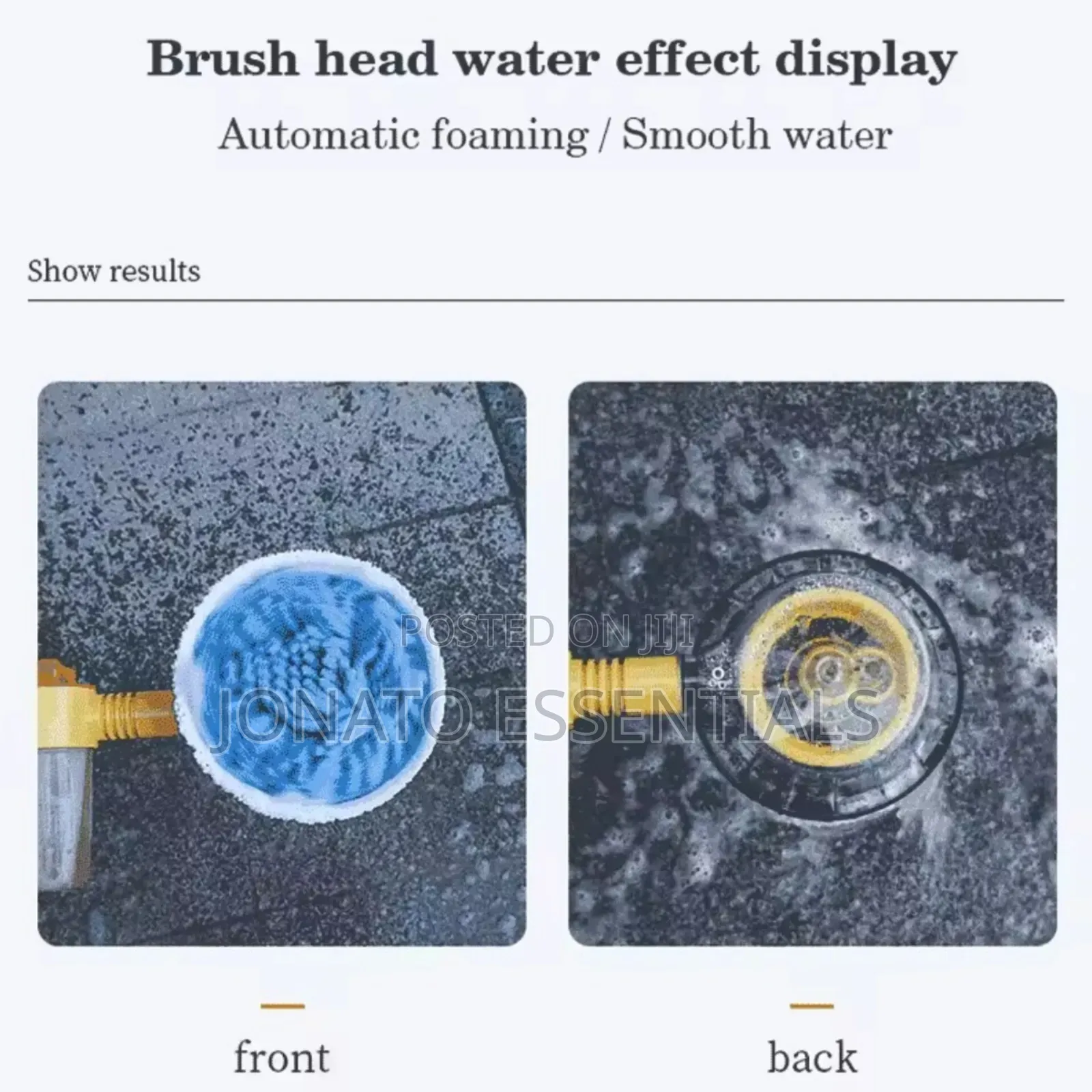 360 Rotating Car Wash Brush With Soap Dispenser Extension Rod